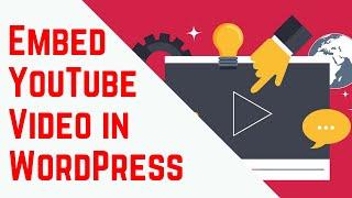 How to Embed YouTube Videos in your WordPress Blog Posts (Step by Step) #WordPress