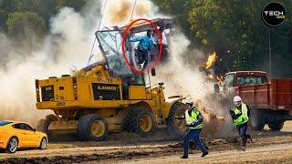 Dangerous Idiots Fastest Truck & Heavy Equipment Fails | Extreme Truck Idiots at Work #15