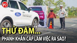 Thử cho xe Ford Territory đâm vào xe khác và người đi bộ, xem sự thật có như QC | TIPCAR TV