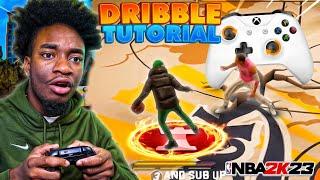 BEST DRIBBLE MOVES TUTORIAL ON NBA 2K23 W/ HANDCAM! BEST DRIBBLE MOVES & COMBOS TO GET OPEN