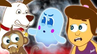 HooplaKidz Toons: Spooky Ghost Mysteries | Adventures of Annie and Ben | Funny Cartoons for Kids