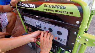 NEW DAIDEN DGG6500E Gasoline Generator | How To Use & Reviews For This Super Generator