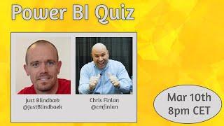 Power BI Quiz with Chris Finlan