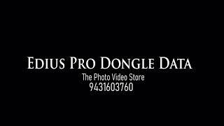 EDIUS X 10 Software & Wedding Projects Data Dongle Bihar