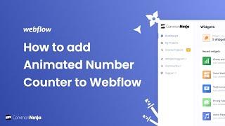 How to add an Animated Numbers Counter to Webflow