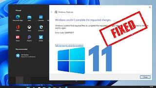 Fix Net Framework 3.5 Error on Windows 11 | Error 0x800f0950 | 100% Working