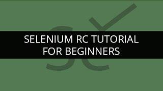 Selenium RC Tutorial for Beginner | Selenium RC Tutorial | Selenium Tutorial | Edureka