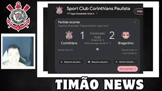 JOGO ELETRIZANTE CORINTHIANS X BRAGANTINO CLASSIFICAÇÃO NOS PENALTIS COM HUGO FAZENDO MILAGRE !