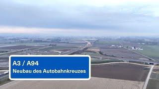 A3 / A94 Neubau des Autobahnkreuzes bei Pocking im Zeitraffer