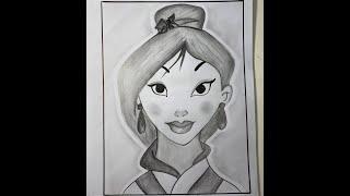 How to draw Mulan | Drawing Mulan | Drawing education for kids