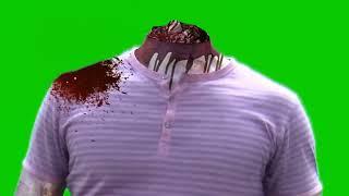 Zombie Head Shot  Green Screen VFX Effect  Croma Key ️ No Copyright ©️ #greenscreen #croma_key