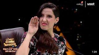 #Nora_Fatehi and Marzi Tom and Jerry fight continued on Dance Deewane Juniors HD #Nob_life..