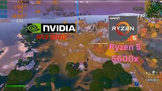 3070 Fortnite Gameplay Ryzen 5 5600x 32Gb Ram