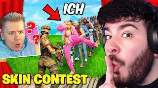 Ich gehe UNDERCOVER in ZYZTM's SKIN CONTEST doch er RASTET KOMPLETT AUS ... Fortnite