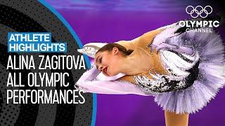 All Alina Zagitova  Medal Winning Skates at PyeongChang 2018 | Athlete Highlights