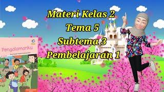 MATERI TEMATIK KELAS 2 SD TEMA 5 SUBTEMA 3 PEMBELAJARAN 1