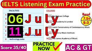 06 JULY & 11 JULY 2024 IELTS LISTENING PRACTICE TEST 2024 WITH ANSWERS | IELTS EXAM | IDP & BC