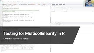 Testing for Multicollinearity in R