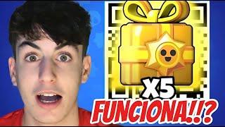 x5 DROPS NAVIDAD GRATIS! Probando CODIGO QR OFICIAL De Brawl Stars 2024!Desmintiendo trucos