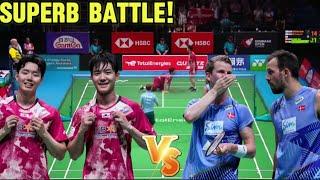 Superb Battle! Kang/Seo (KOR) VS Astrup/Rasmussen (DNK) | Final BWF World Championships 2023