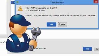 Android studio : How To Fix VT-x is disabled in BIOS