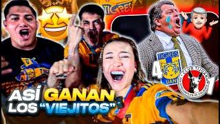 PARTIDAZO Y CON LA BARRA DE LIBRES Y LOKOS | Tigres (4) vs Xolos (1) | Dare Esparza