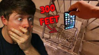 Reacting to DROPPING an IPHONE from SUPER HIGH