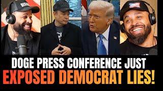 Musk and Trump Doge Press Conference at White House Exposes New Details of Corrupt Democrat Spending