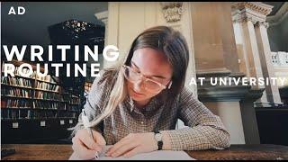 Writing Routine at University