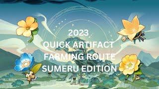 [GENSHIN IMPACT] SUMERU ARTIFACT FARMING ROUTES IN 2023! (16 MINUTES)