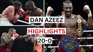 Dan Azeez (20-0) Highlights & Knockouts