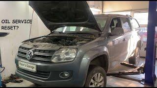 VW Amarok Oil service reset