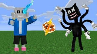 Sans V3 vs Cartoon Cat v3 |Minecraft