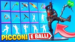 VI MOSTRO i Miei BALLETTI e PICCONI Più RARI! Fortnite ITA!