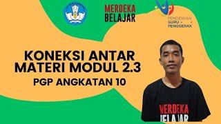 KONEKSI ANTAR MATERI MODUL 2.3 || PGP ANGKATAN 10