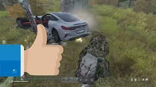 DAYZ как вытащить авто костром #