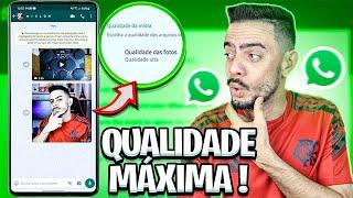 NOVO RECURSO! Como Enviar Fotos e Videos no Whatsapp Sem Perder a Qualidade 2021