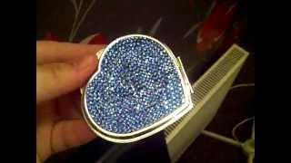 Capri Blue Swarovski Compact Mirror - Maisie Beau xo