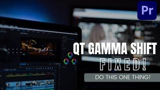 How to fix the color shift at export in premiere pro - Gamma Compensation LUT