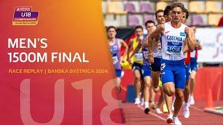 53.2 last lap!  Men's 1500m final | Banska Bystrica 2024