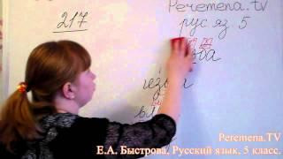 Peremena TV Русский язык, Быстрова, №217