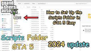 How to Set Up the Scripts Folder in GTA 5 Easy | #gameplay #gta5 #maviya