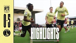 Highlights: Northampton Town 0 Charlton 5 (December 2024)