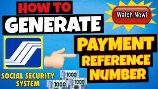 HOW TO GENERATE SSS PAYMENT REFERENCE NUMBER or PRN | SSS INQUIRIES