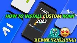 How to install custom rom || Redmi Y2 custom rom and Orange fox install. Latest method 2023.