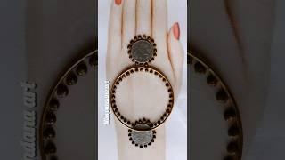 very easy bangle mehndi designs trick #ytshorts #hennamehndidesignshennaart #hennatattoo