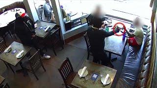 VIDEO: Brazen robbery suspects target victims eating at restaurant in LA