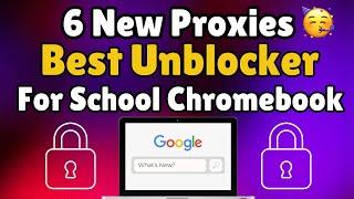 New Working Best Unblocker For SCHOOL Chromebook (2024) || New WORKING Proxy For SCHOOL (2024)