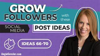 Increase Your Followers With These 5 Social Media Post Ideas [Ideas 66 - 70]