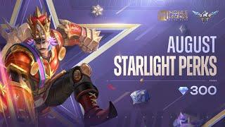 August StarLight Perks | Gatotkaca "Nutcracker Monarch" | Mobile Legends: Bang Bang